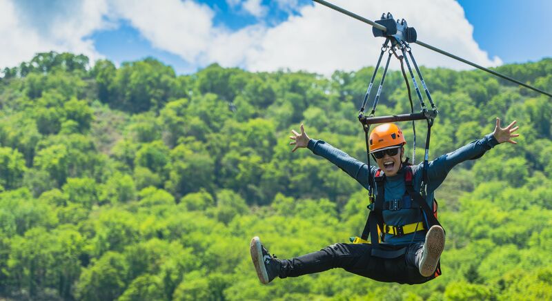 Enjoy Zipline, Tree Trekking and Rafting with Doumin Wari!